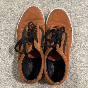 Brown/Black Lace Up Vans size 10.5 men